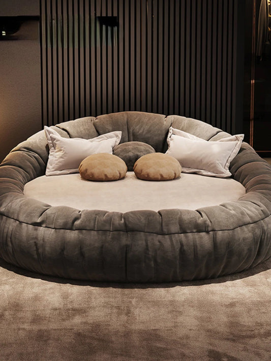 Modern Minimalist Round Bed