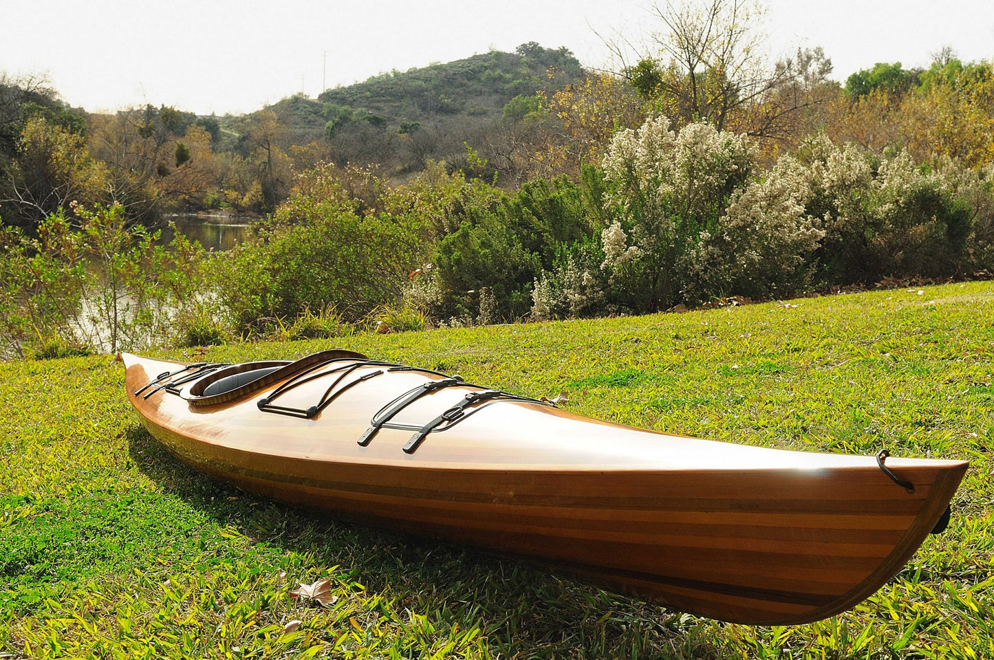 23" X 206" X 13" Wooden Kayak 1 Person