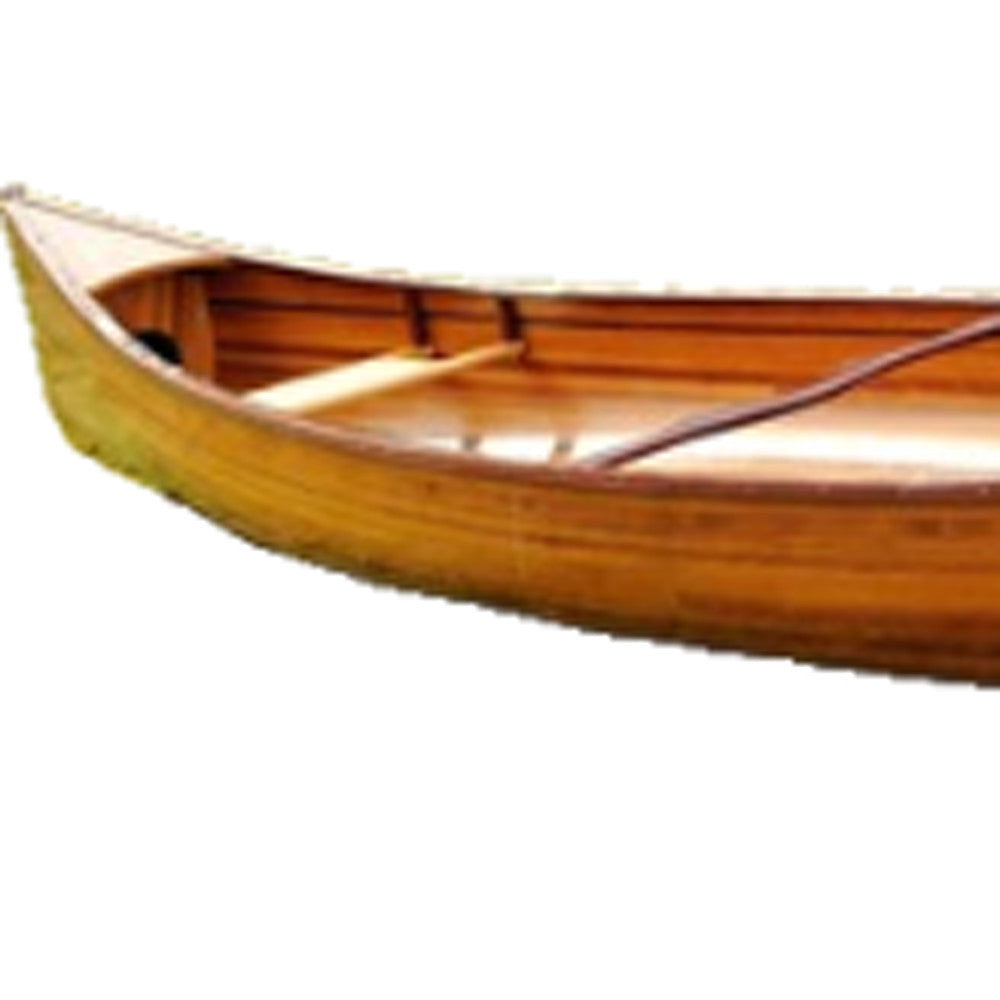 31.5" X 187.5" X 24" Wooden Canoe